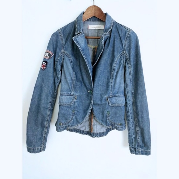 Vero Moda Jessica Denim Jacket Size 36 - Picture 7 of 8